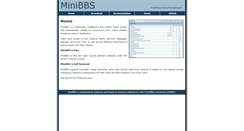Desktop Screenshot of minibbs.org